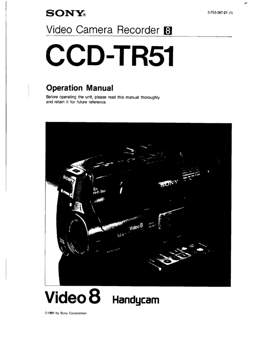 Sony Handycam CCD-TR51 User manual