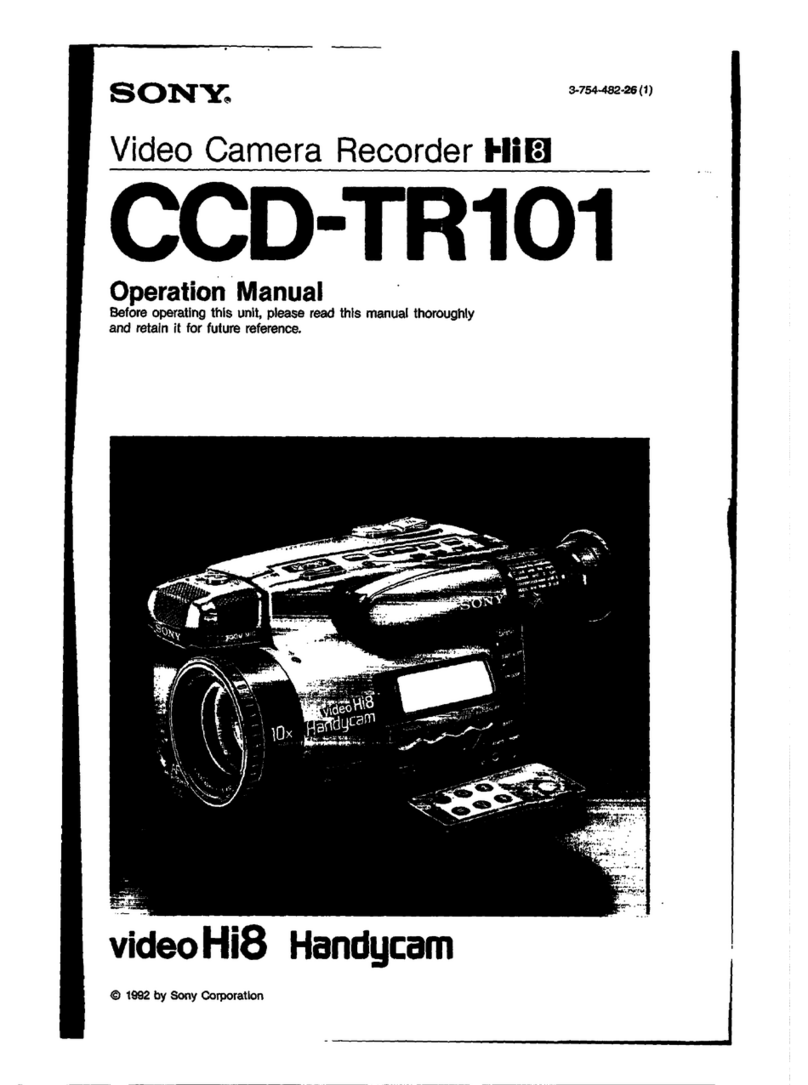 Sony Handycam CCD-TR101 User manual
