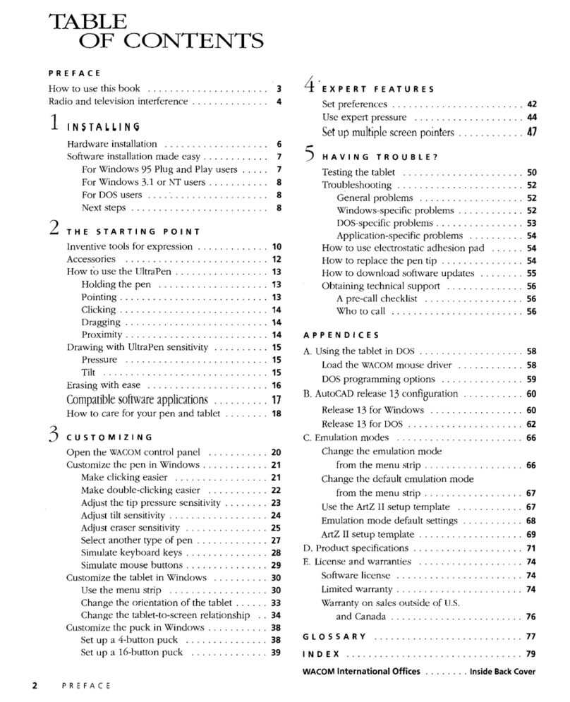 Wacom ArtZ II manual&nbsp;