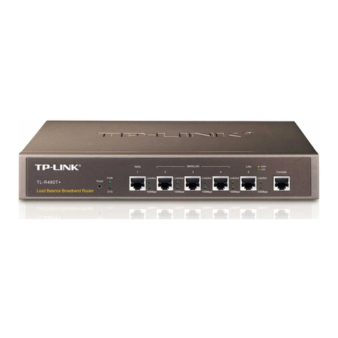 TP-Link SafeStream TL-R480T+ User manual