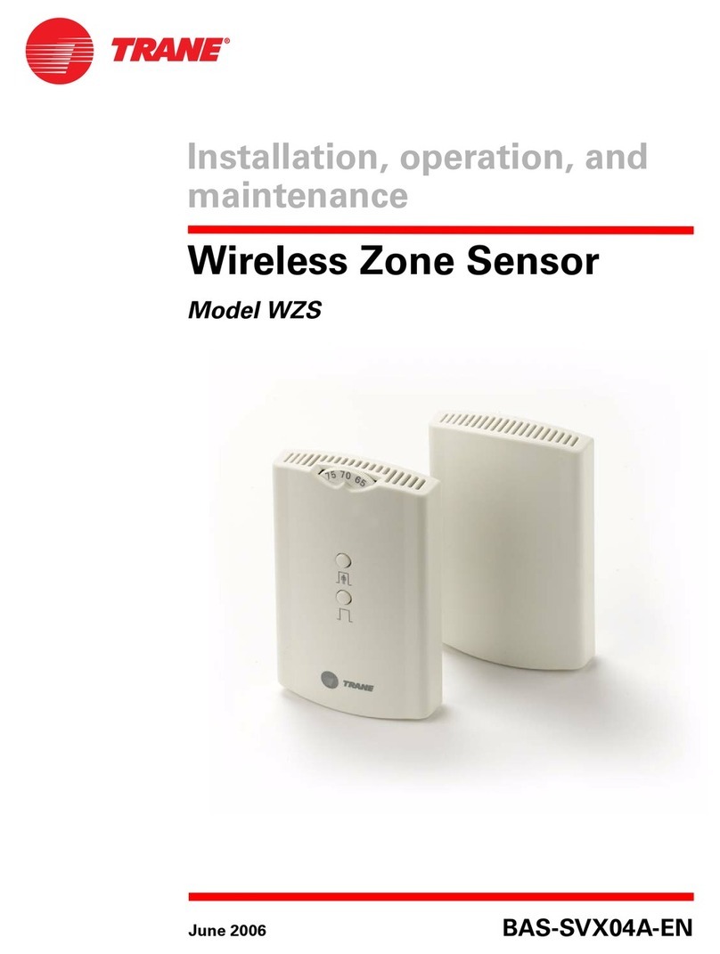 Trane WZS User manual