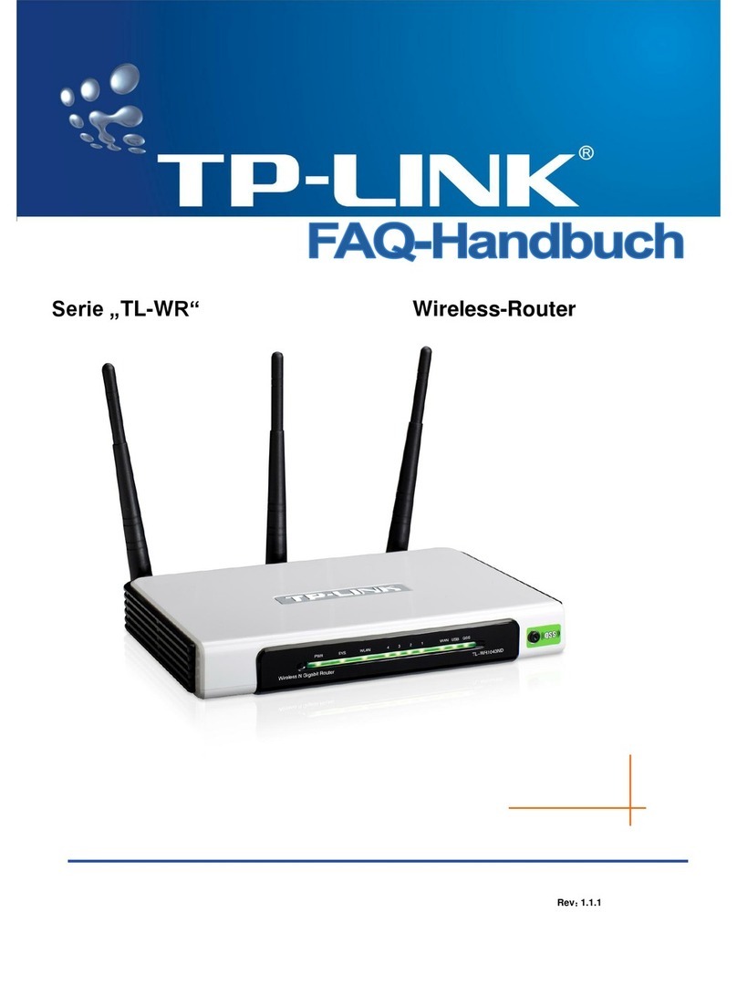 TP-Link TL-WR SERIES Installation guide