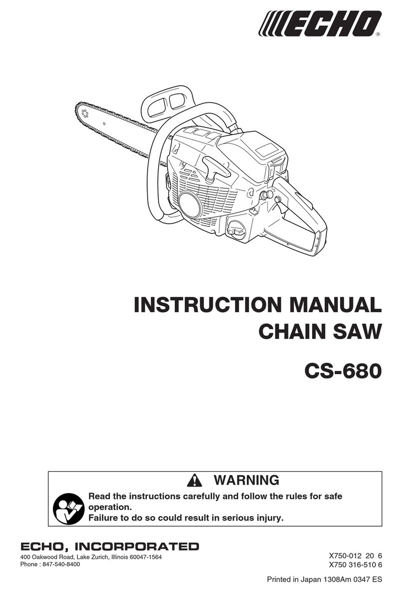 Echo CS-680 User manual Echo CS-680 User manual