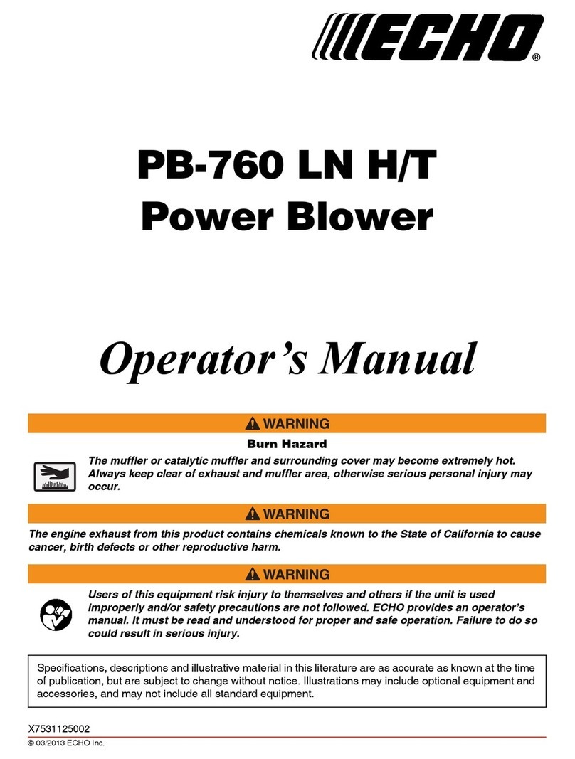 Echo PB-760 LN H/T User manual