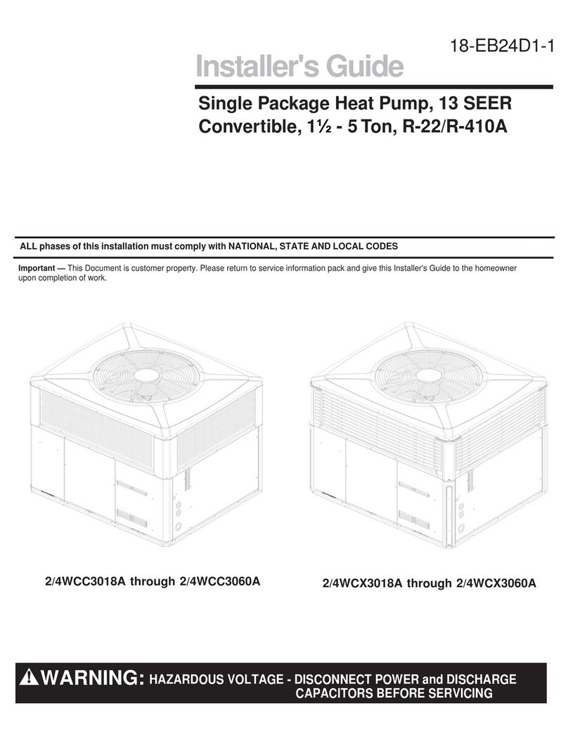 Trane 2/4WCC30 Series Assembly instructions