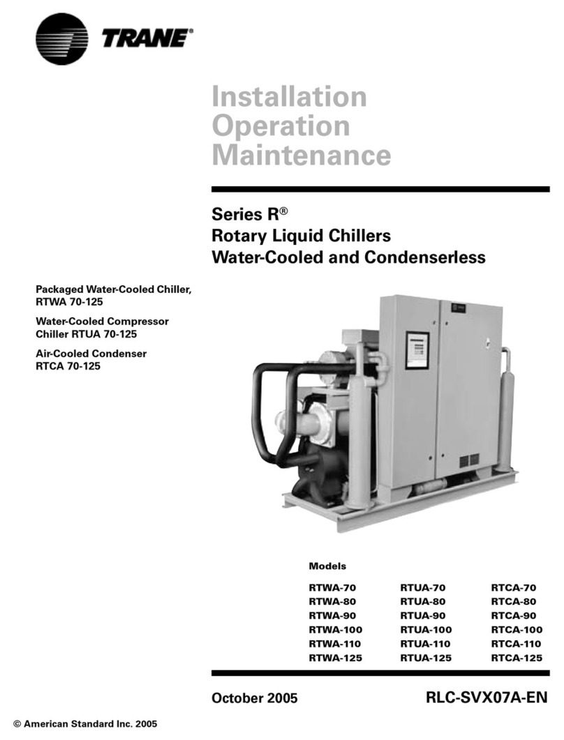 Trane R Series Owner's manual