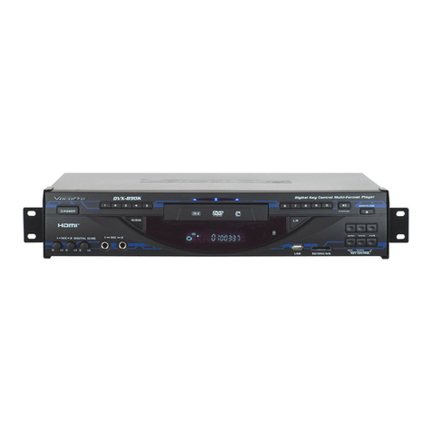 VocoPro DVX-890K owner's manual