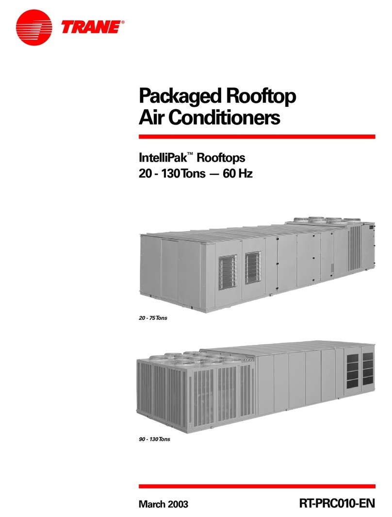 Trane IntelliPak User manual