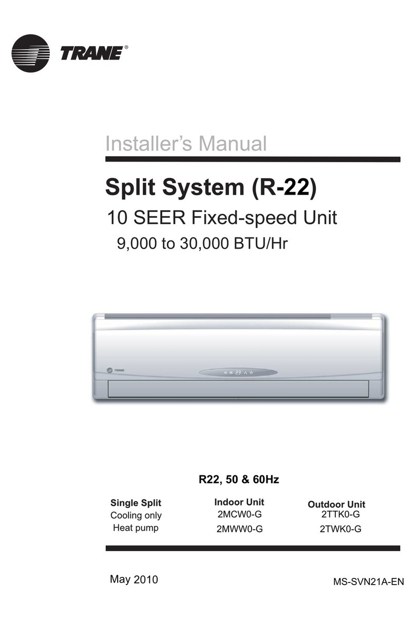 Trane R-22 User guide