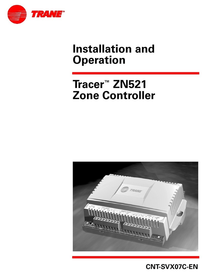 Trane Tracer ZN521 Owner's manual