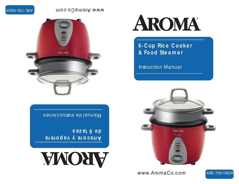 Aroma ARC-733-1NGR instruction manual