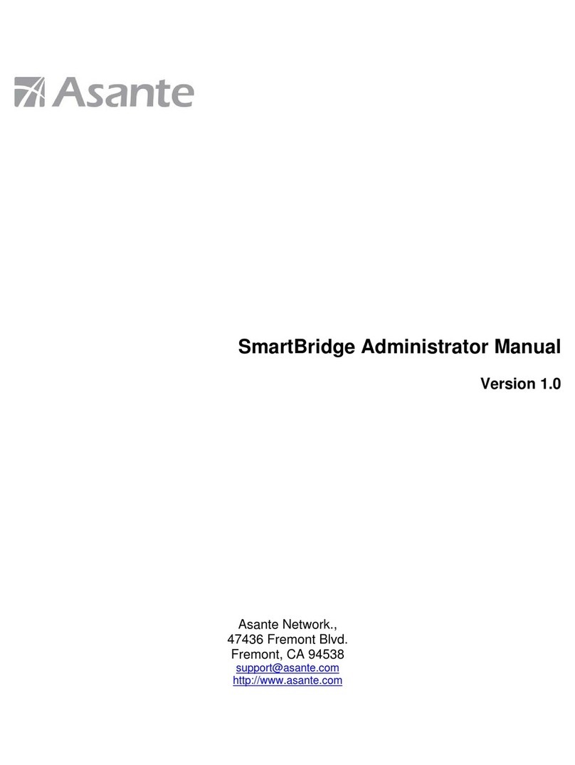 Asante SmartBridge Administrator's manual