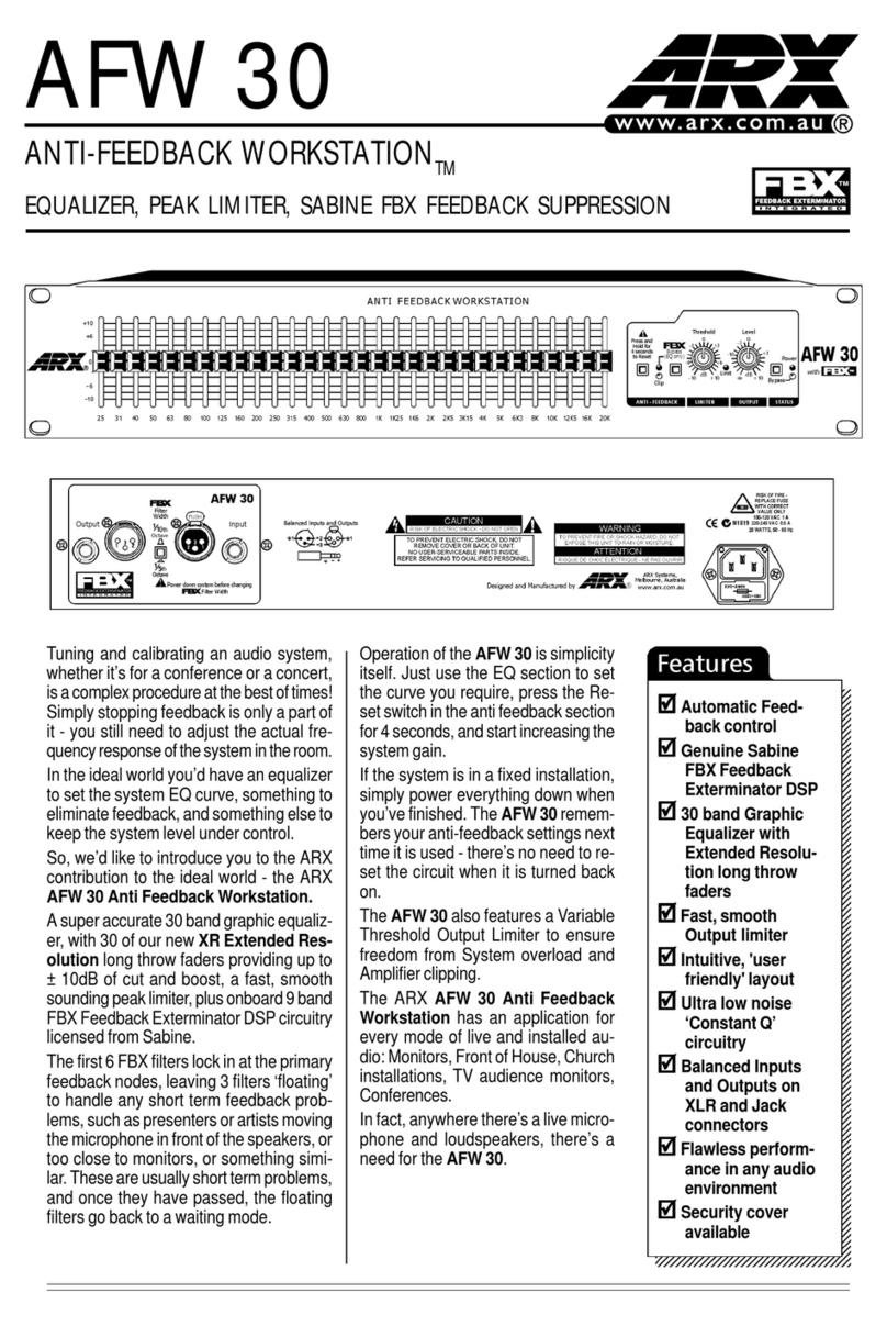 ARX AFW 30 Specifications