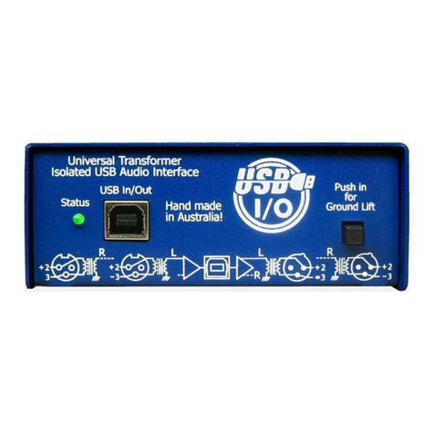 ARX Audibox USB-I/O owner's manual