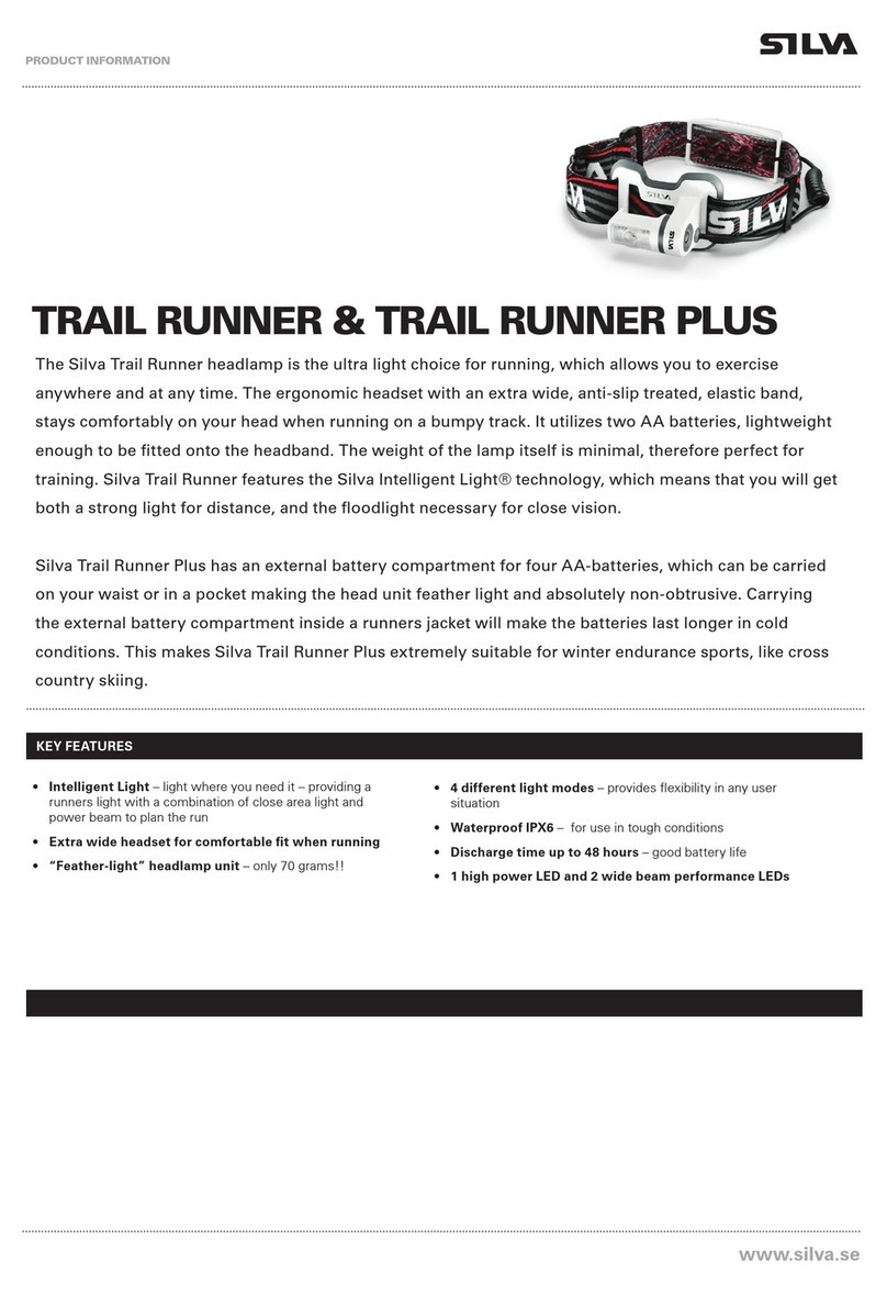 Silva TRAIL RUNNER User manual Silva TRAIL RUNNER User manual