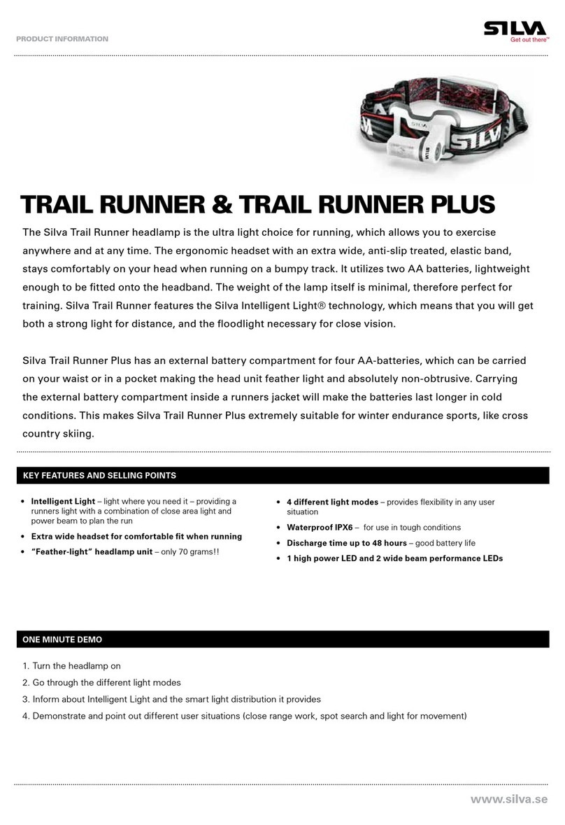 Silva TRAIL RUNNER User manual Silva TRAIL RUNNER User manual