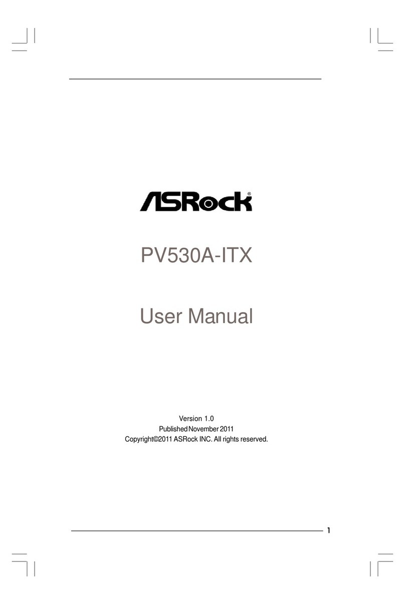 ASROCK PV530A-ITX User manual