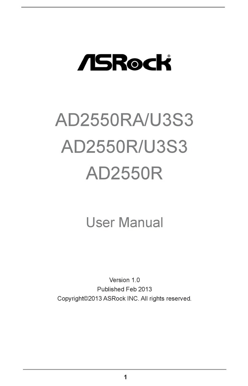 ASROCK AD2550RA/U3S3 user manual