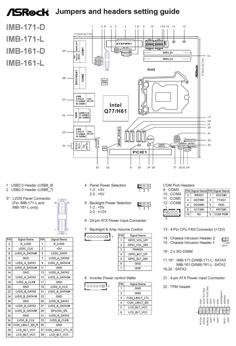 ASROCK IMB-171-D User instructions