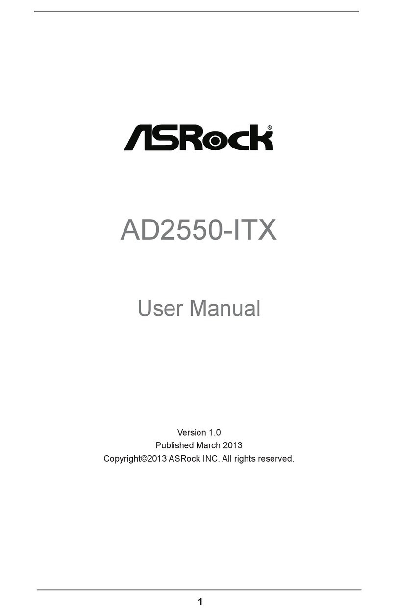 ASROCK AD2550-ITX User manual