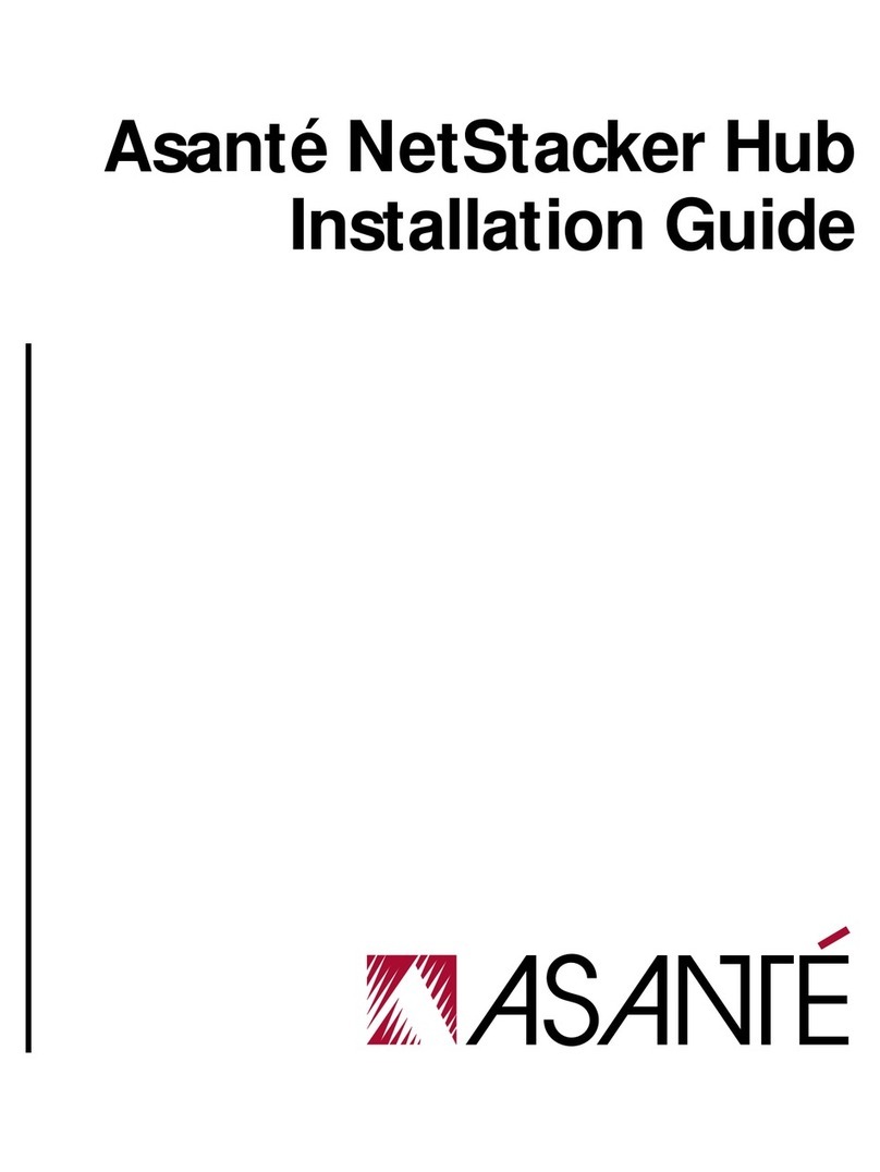 Asante NetStacker Hub User manual