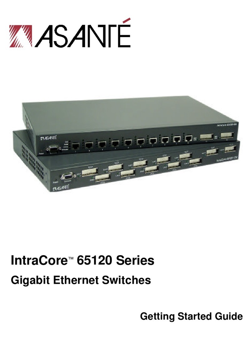 Asante IntraCore 65120 Series User manual