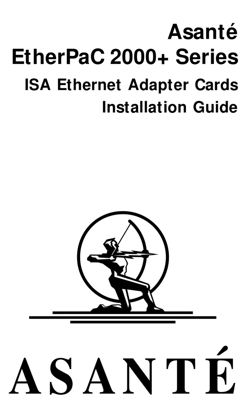 Asante EtherPaC 2000+ Series installation guide