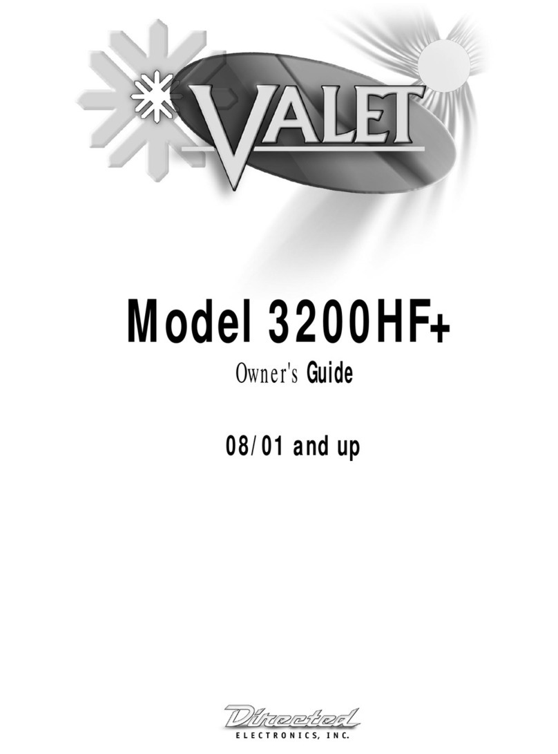 Valet Valet 3200HF+ owner's guide