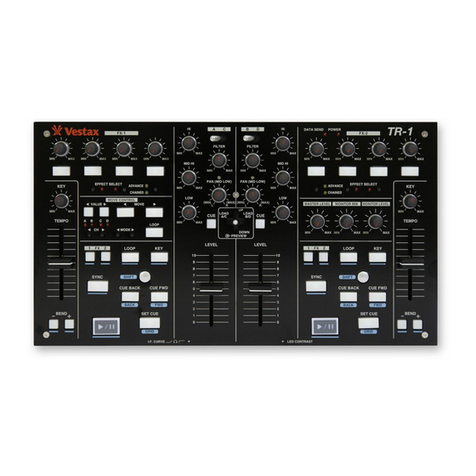 Vestax TR-1 owner's manual