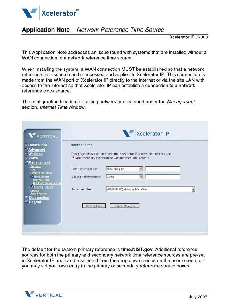 Vertical Xcelerator IP Application note