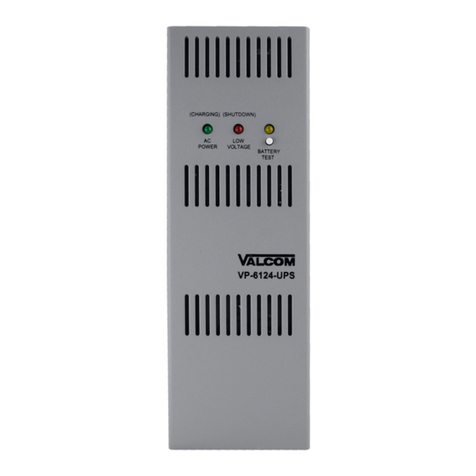 Valcom VP-6124-UPS User manual