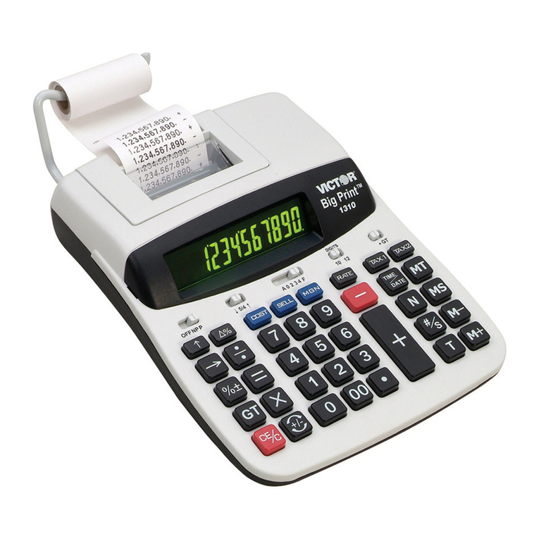 Victor Big Print 1310 User manual