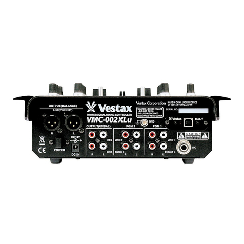 Vestax VMC-002XLu owner's manual