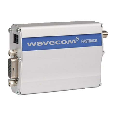 Wavecom FASTRACK M1306B user guide