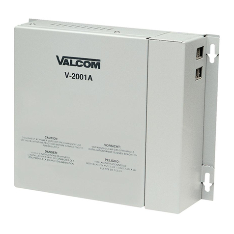 Valcom V-2001 User manual