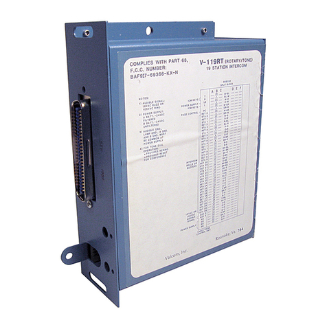 Valcom V-119RT User manual