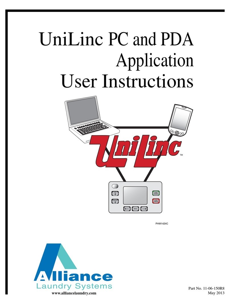 Alliance Laundry Systems UniLinc User manual