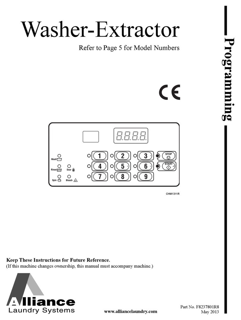 Alliance Laundry Systems UCN020HN2 Owner's manual