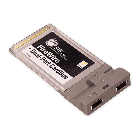 SIIG FireWire 2-Port CardBus User manual