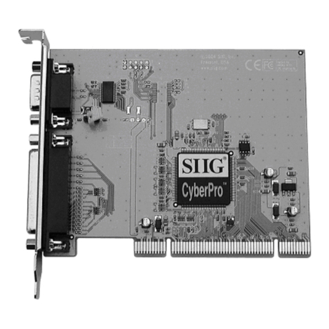 SIIG Cyber 1S1P PCI User manual