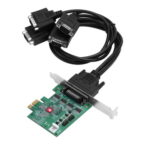 SIIG DP CyberSerial 4S PCIe User manual