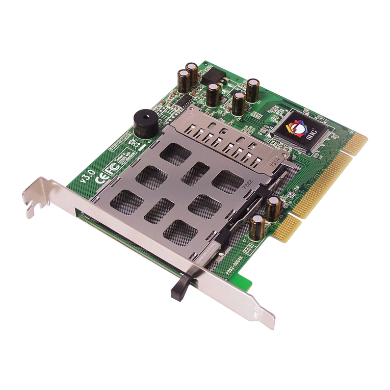 SIIG PCI-to-PC Card Pro User manual