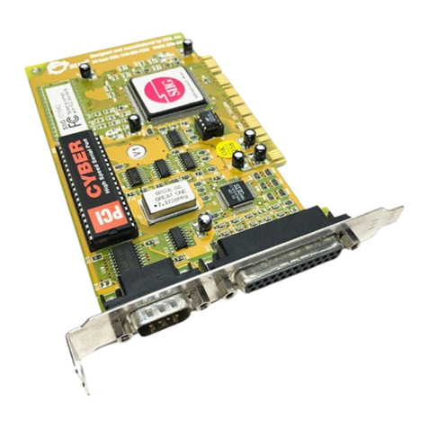 SIIG Cyber I/O PCI User manual