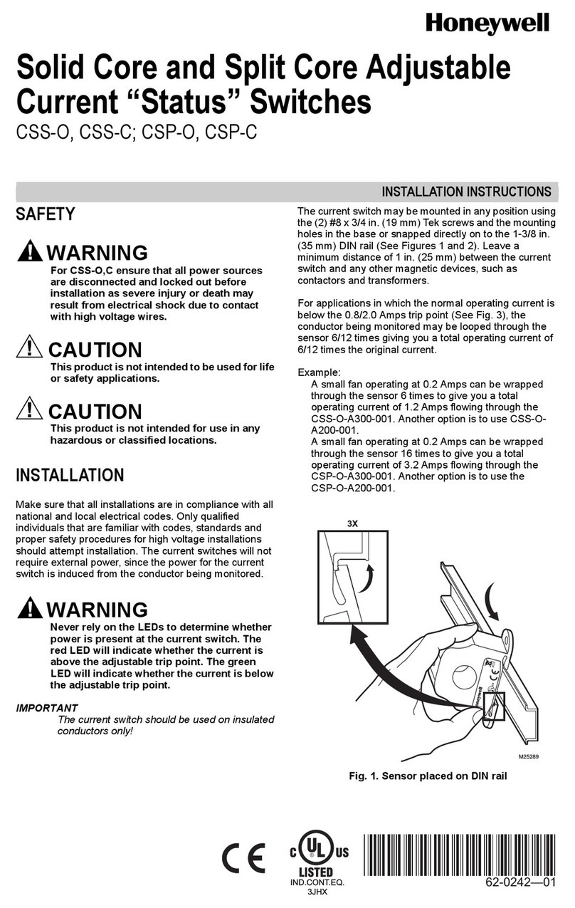 Honeywell CSP-C installation instructions
