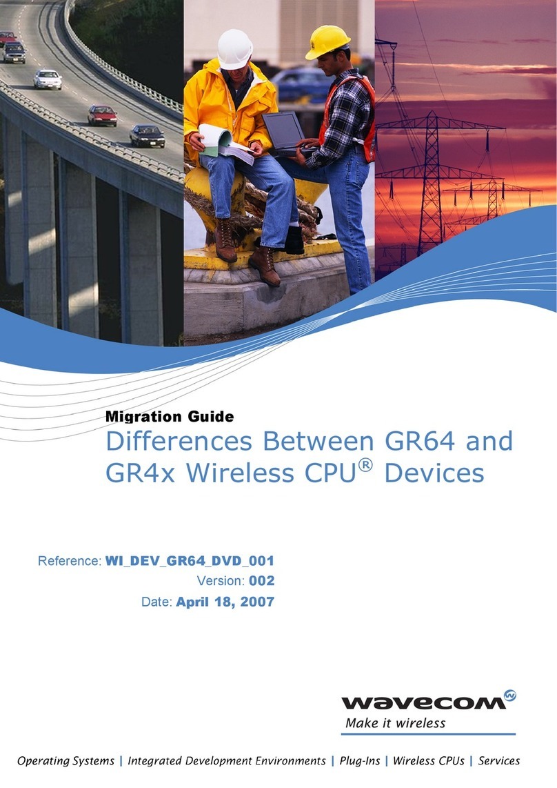 Wavecom GR64 Migration giude