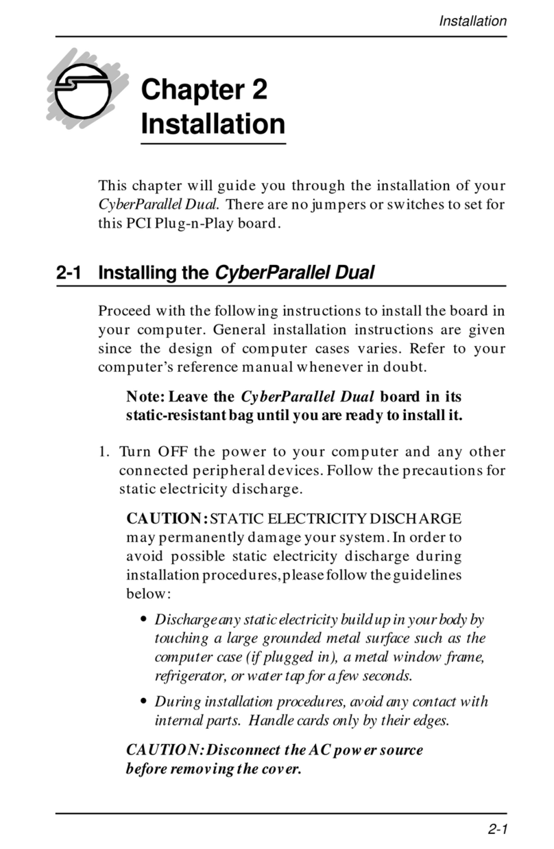SIIG CyberParallel Dual User manual