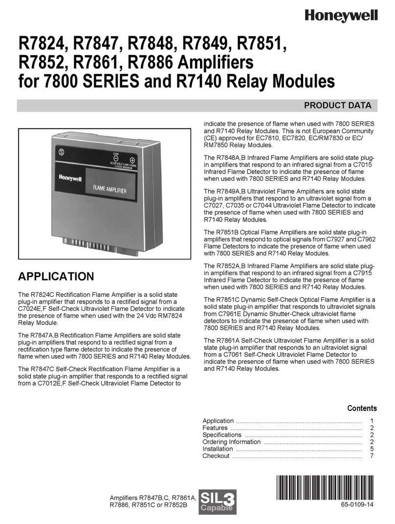 Honeywell R7824 Operation manual Honeywell R7824 Operation manual