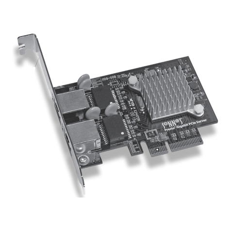 Sonnet PRESTO GIGABIT PCIe SERVER User manual