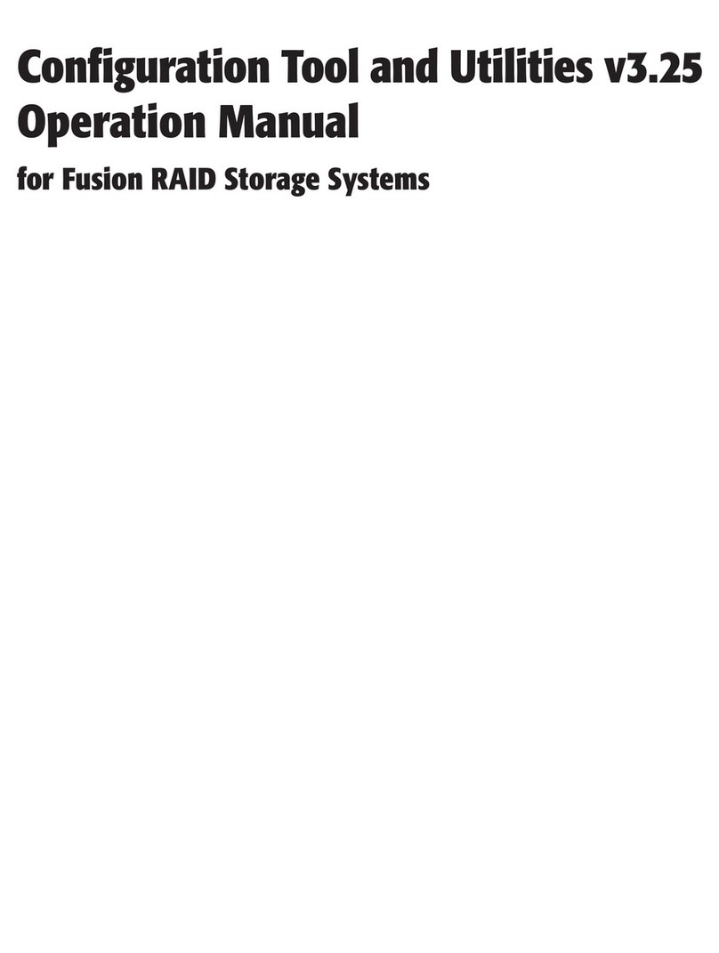 Sonnet Fusion RAID Storage Systems Operation manual