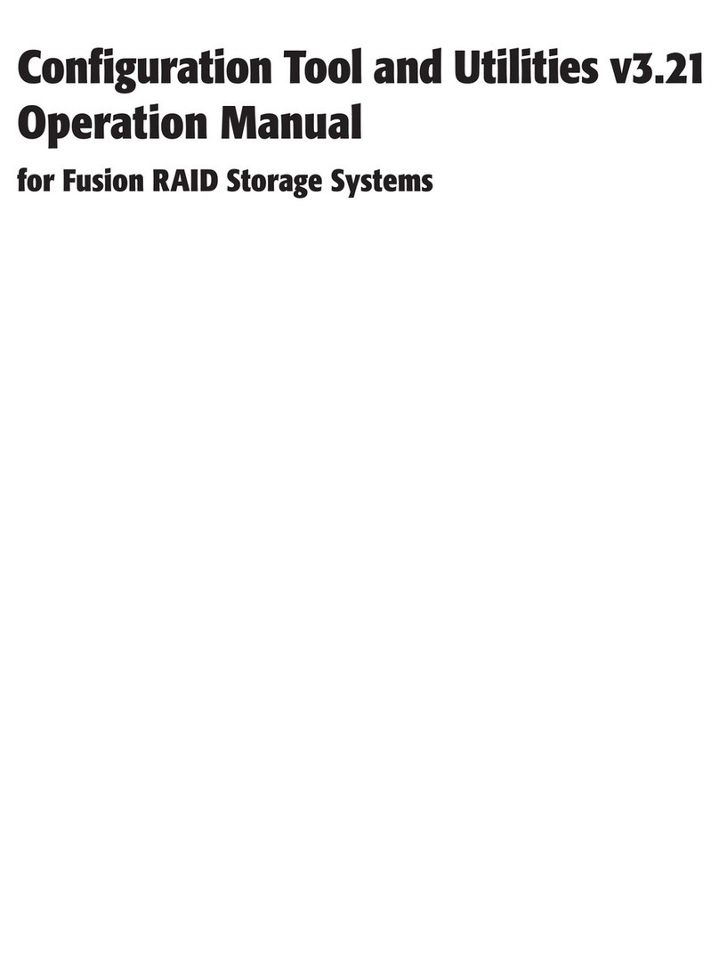 Sonnet Fusion RAID Storage Systems Operation manual